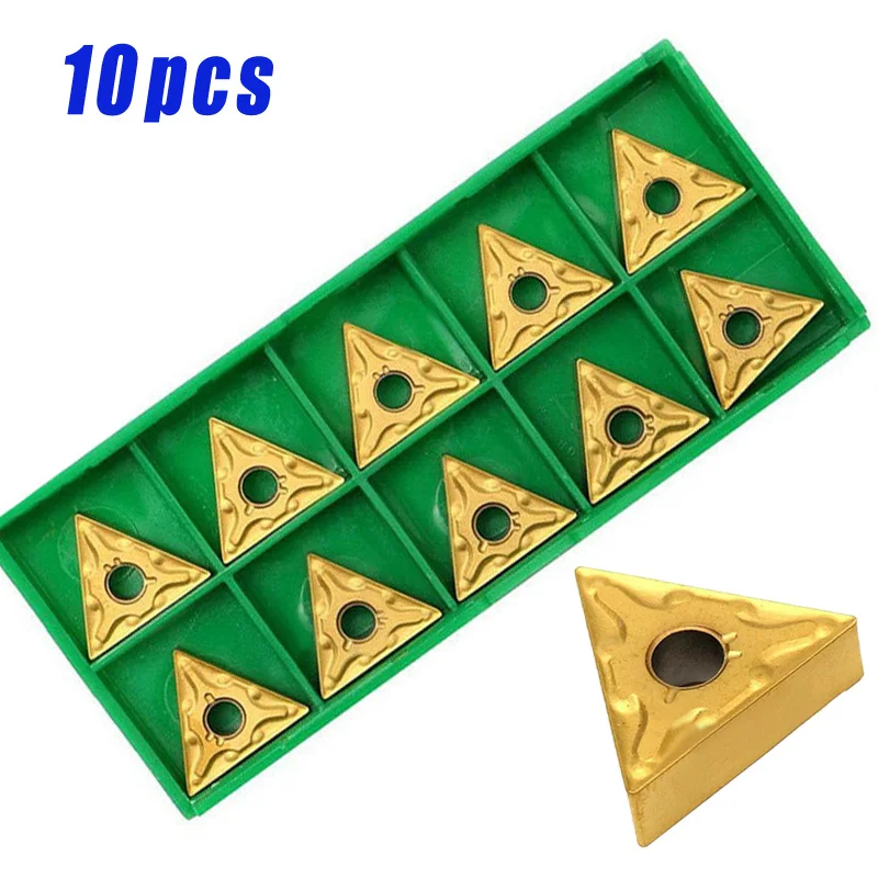 

TNMG160404 Carbide Inserts 10pcs for Lathe Turning and Boring Metalwork Tools Used in Steel and Cast Iron Machining