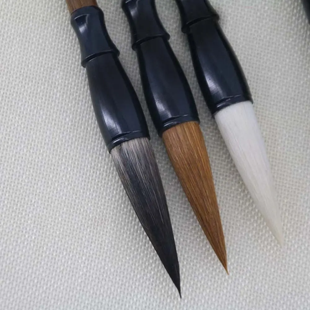 Rhapis Humilis Pole Calligraphy Brush Large Size Wolf Hair Writing Brush Wolf/Wool/Bear Hair Spring Couplets Writing