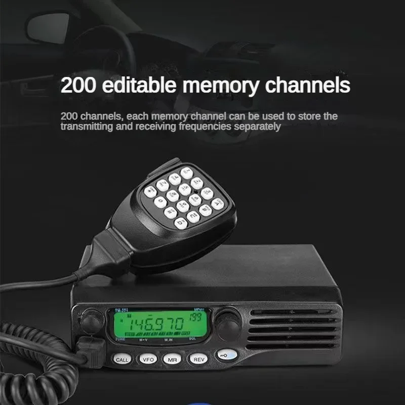 KENWOOD TM-271/TM471 ACar Mounted Walkie Talkie 136-174MHz 60W Mobile Radio VHF FM Transceiver Base Station