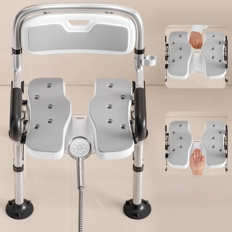 كرسي باديكير البلاستيك تخزين البراز الحمام عالية المطبخ البراز العثمانيين تابوريت المراحيض كراسي قابلة للطي حمام Stoljek #2