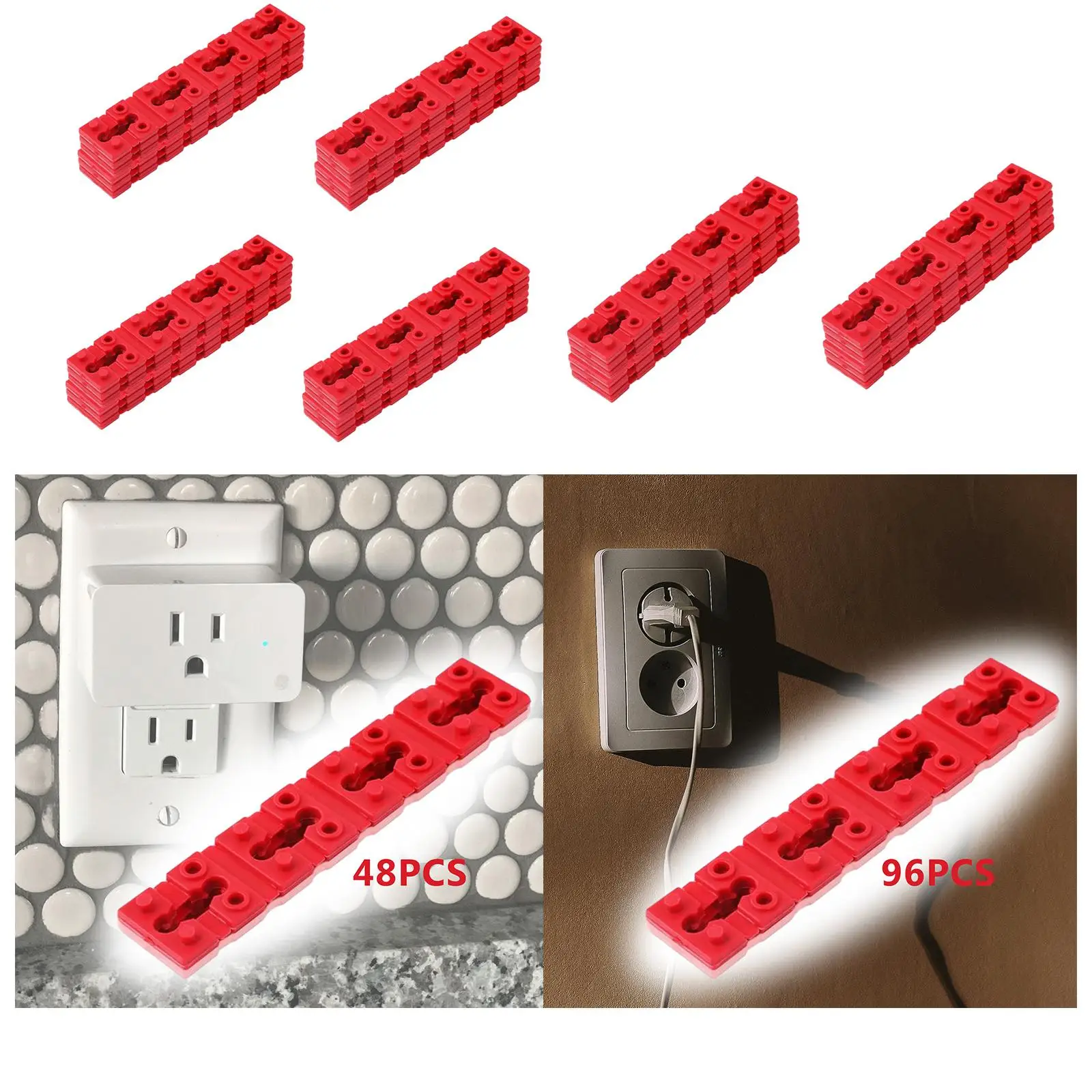 Switch and Receptacle Spacers Accessories Socket Electrical Extender Outlet