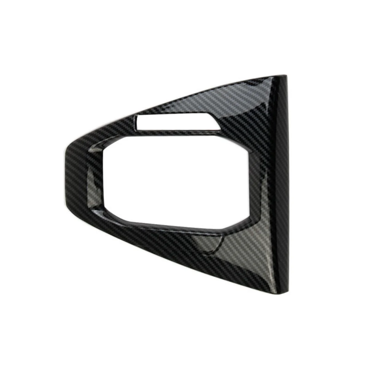 غطاء لوحة ناقل الحركة المركزية ، غطاء لوحة تشذيب لفورد موستانج ، إكسسوارات داخلية ، ألياف كربون ، في