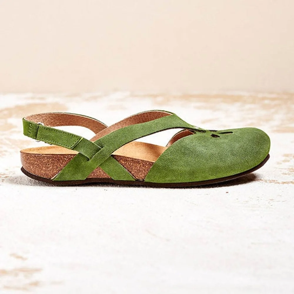 Medieval Shoes Women\'s Retro Hollow Flat Sandals Women\'s Casual Ankle Straps Women\'s High Heels Retro Shoes Women\'s Summer Plus