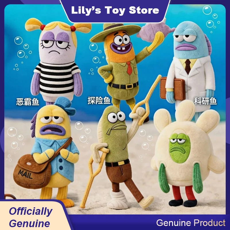 

POP MART GONG Spongebob Bikini Bottom Buddies Whimsical 2.0 Series Blind Box Mystery Box Kawaii Keychain Decor Toy Gift For Fans