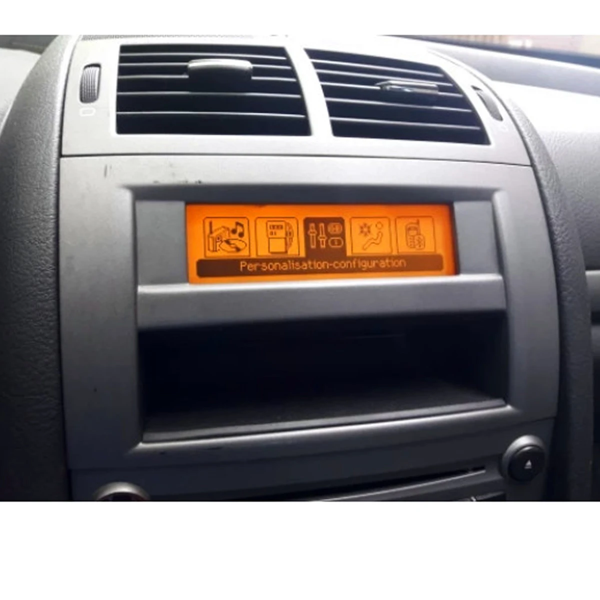Oryginalna fabryczna obsługa USB Dwustrefowy wyświetlacz Bluetooth żółty monitor 12 pin dla Peugeot 307 407 408 citroen C4 C5 ekran