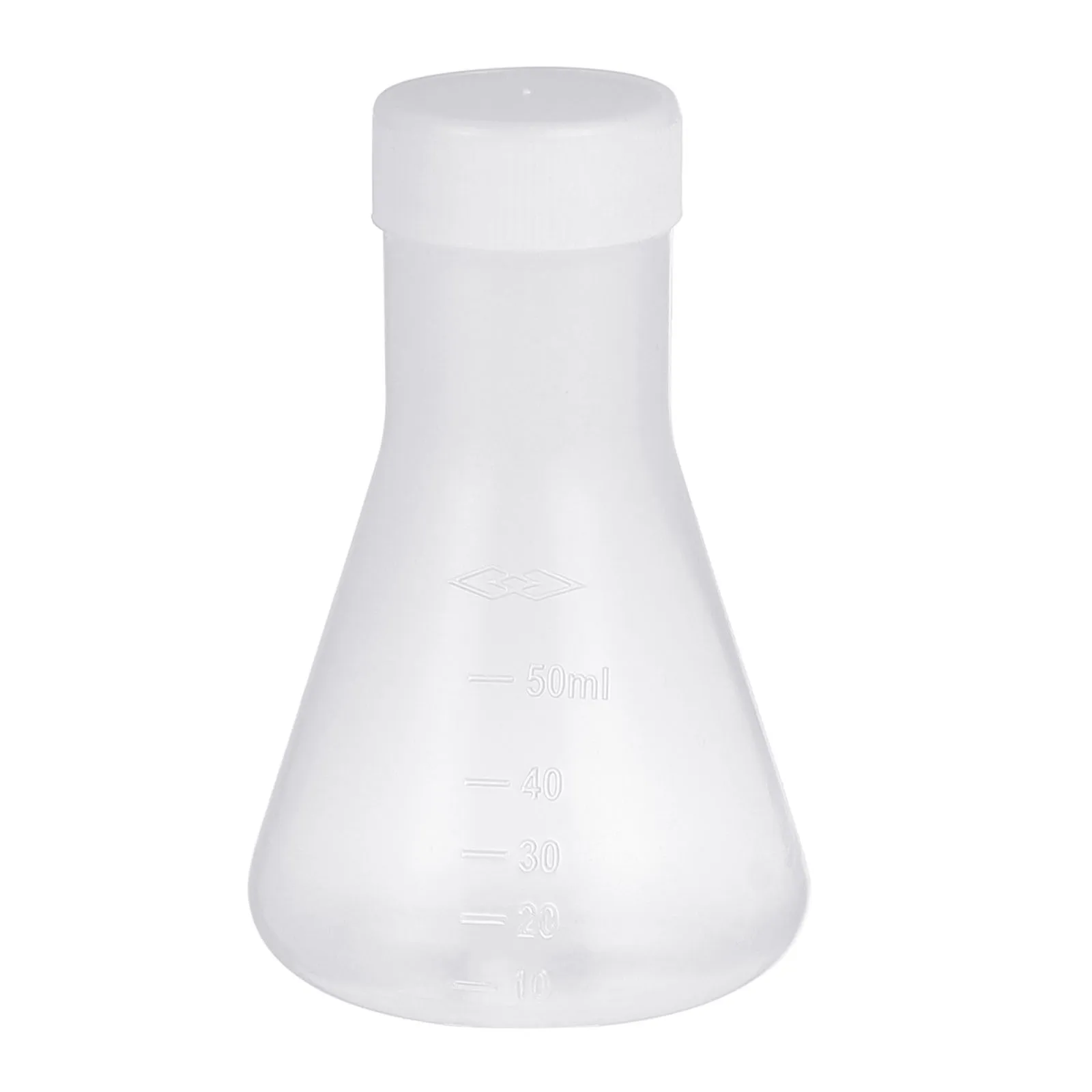 

5 pcs Plastic Erlenmeyer Flasks Laboratory Conical Cover Transparent Graduated Cylinder St Scale Teaching Equipment Science