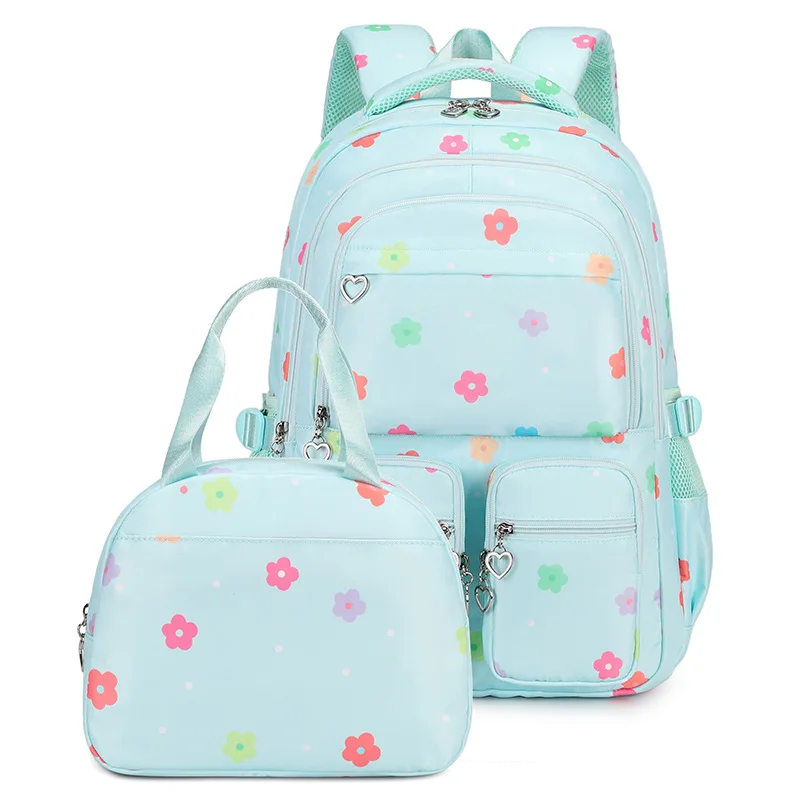 Waterproof Children School Bags Set For Girls Kids Backpack 2pcs Backpack Schoolbag Primary School Backpack Book Bag