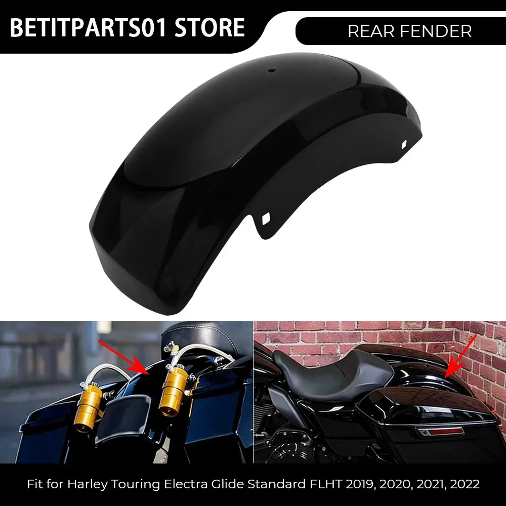 

Короткие задние кофры для мотоцикла, черные, из железа, для Harley Touring Electra Glide Ultra Limited FLHTK 2014-2024