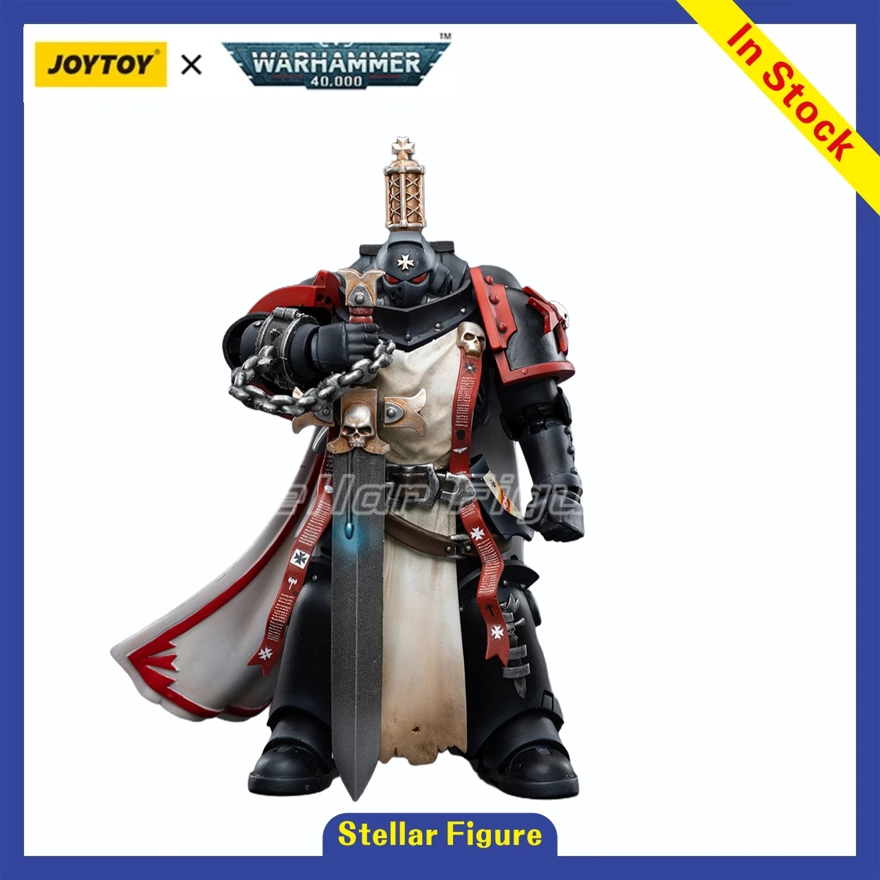 

【SF】JOYTOY 1/18 Action Figure Black TemplarsPrimaris Sword Brethren Eberwulf Model Toys Gifts Collection Ornaments