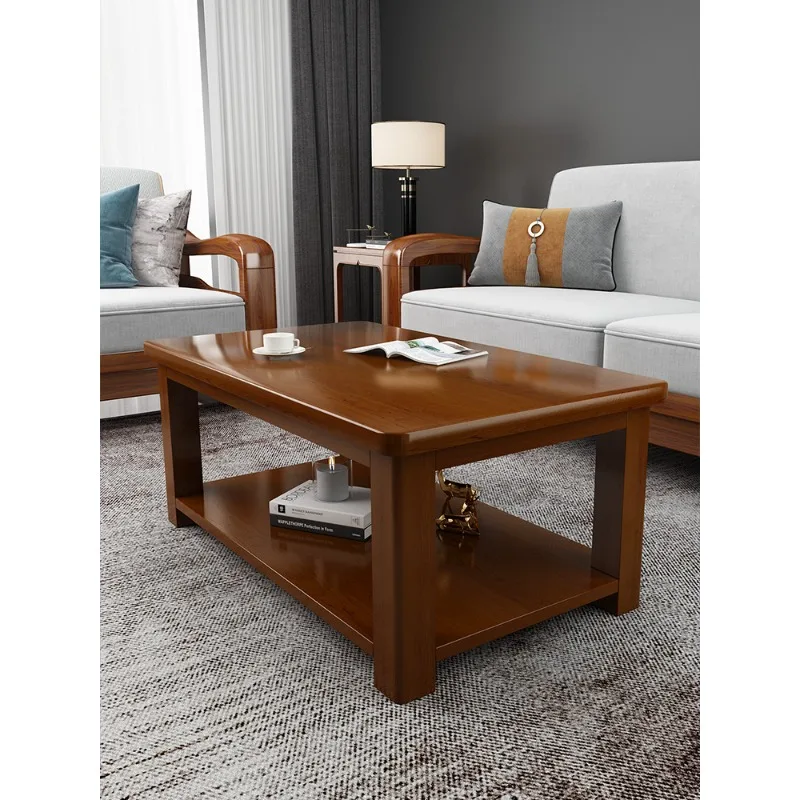 

Solid wood coffee table simple modern small apartment living room home balcony simple new Chinese style