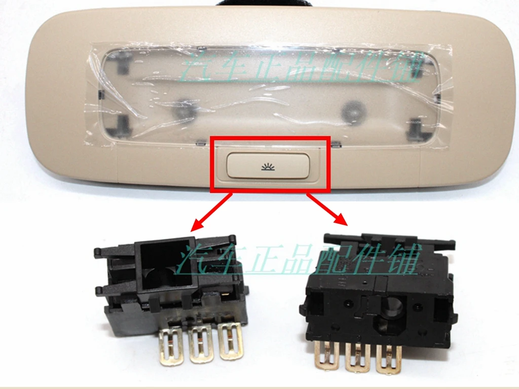 1 قطعة لفولكس واجن ساجيتار ماجوتان تيغوان رائع باسات لافيدا CC جولف 6GTI المصباح القراءة زر مفتاح الإضاءة