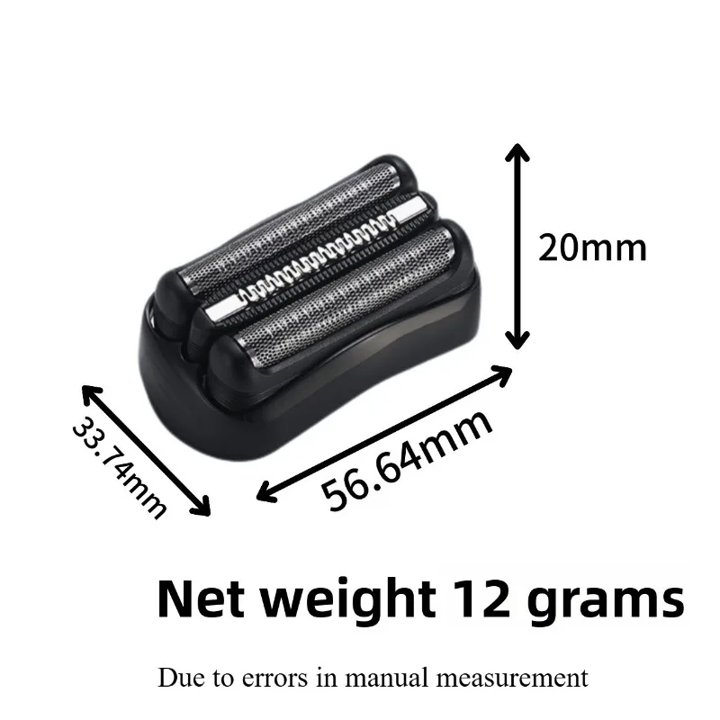 For Braun Electric Razor Series 3 3000s 3010s 3040s 3050cc 3070cc 32B 32S Shaver Head Foil Cutter Head Replacement Part
