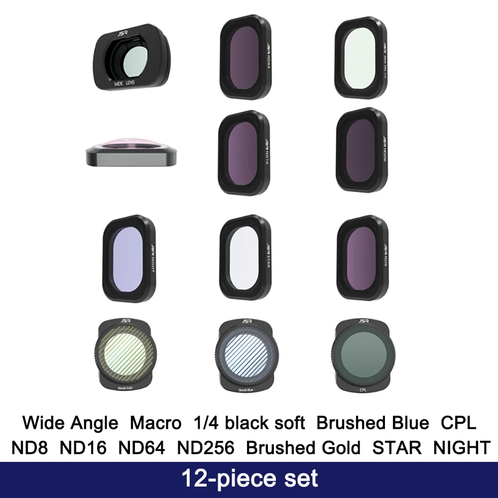 Variable Filter For DJI Osmo Pocket 3 Magnetic 2-5 Limited Stops Adjustable ND Filter with HD Multi Coated Optical Glass Lens