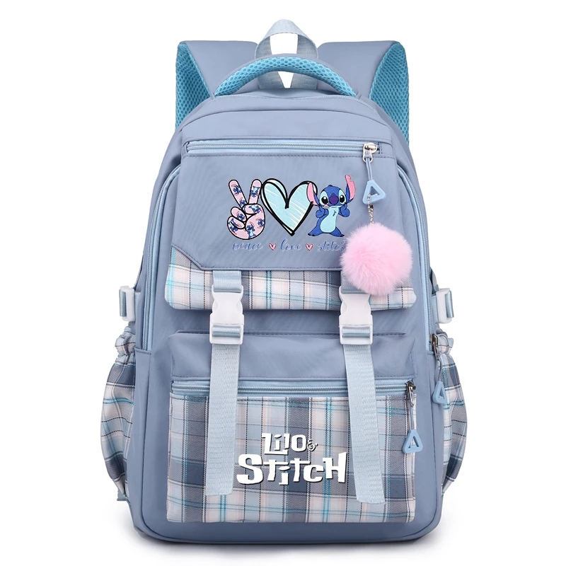 Disney lilo steh anime tištěným batoh teenger holka hoch brašna kawaii student děti brašna notebook batoh na knihy cestovní brašna