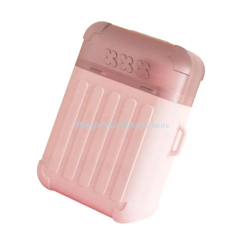 28TA 240pcs/Box Ear Piercing Cleaner Soft Ear Hole Sanitizing Strings With Liquid Container Portable Hygiene Solution