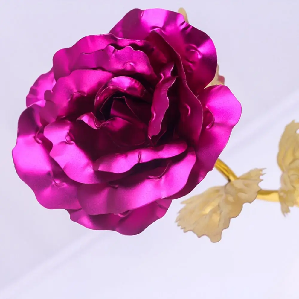 Safe Golden Foil Rose Flower Golden Foil Rose Flower Artificial Rose Flower Simulation Gold Foil Rose Pendant Valentines Day