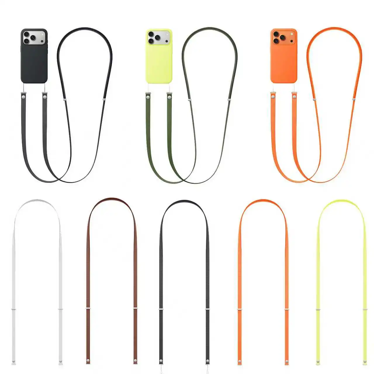 Original 1:1 Magnetic Crossbody Straps Phone Case Lanyard for IPhone17/17Pro Max  Adjustable Neck Strap Multi-functional Lanyard