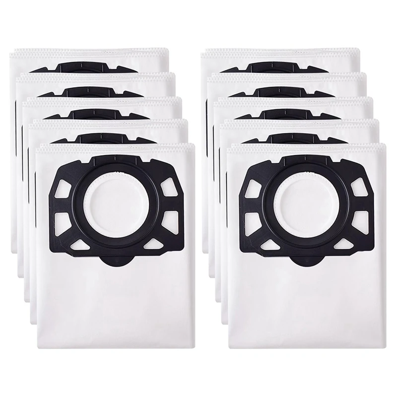 

10-компонентные мешки для пылесоса, запасные части, нетканый материал для пылесоса Karcher WD4 WD5 MV4 MV5 MV6 WD5 Premium WD6