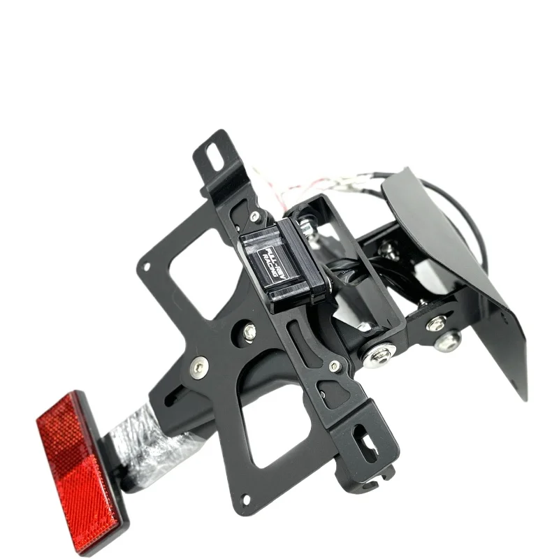 

*For r3 special modified short tail license plate frame support de plaque moto