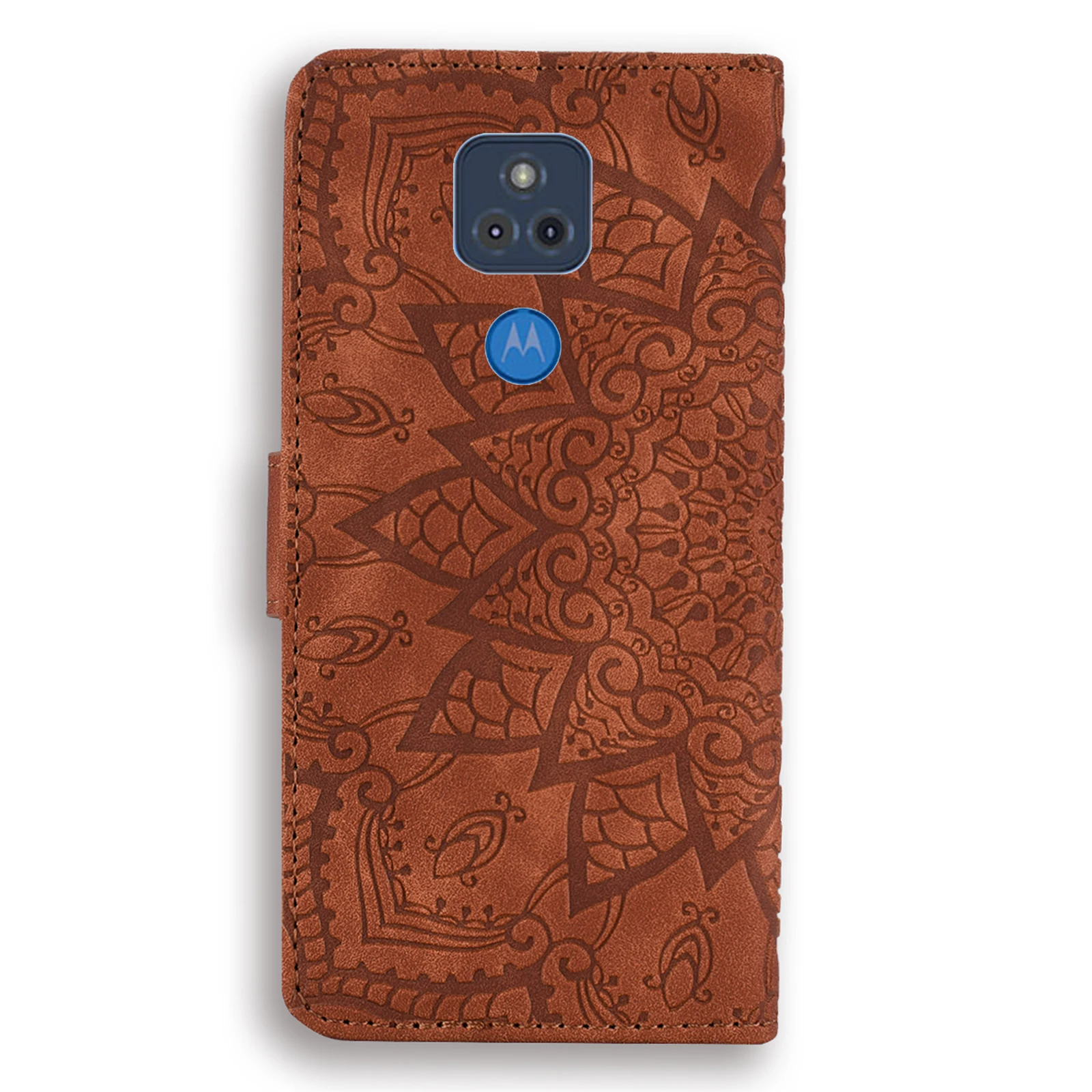 Magnetic Leather Case For MOTOROLA G Play 2021 Non-slip Holder Shockproof Shell