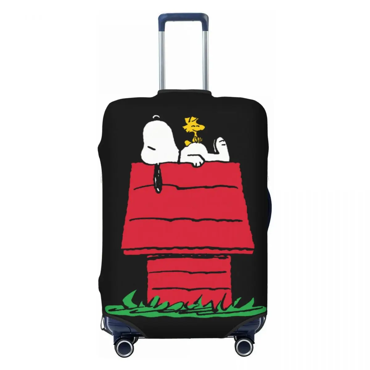 

Funny Snoopy Beagle Dog Travel Luggage Cover Elastic Cartoon Suitcase Cover Protector Fit 18-32 Inch