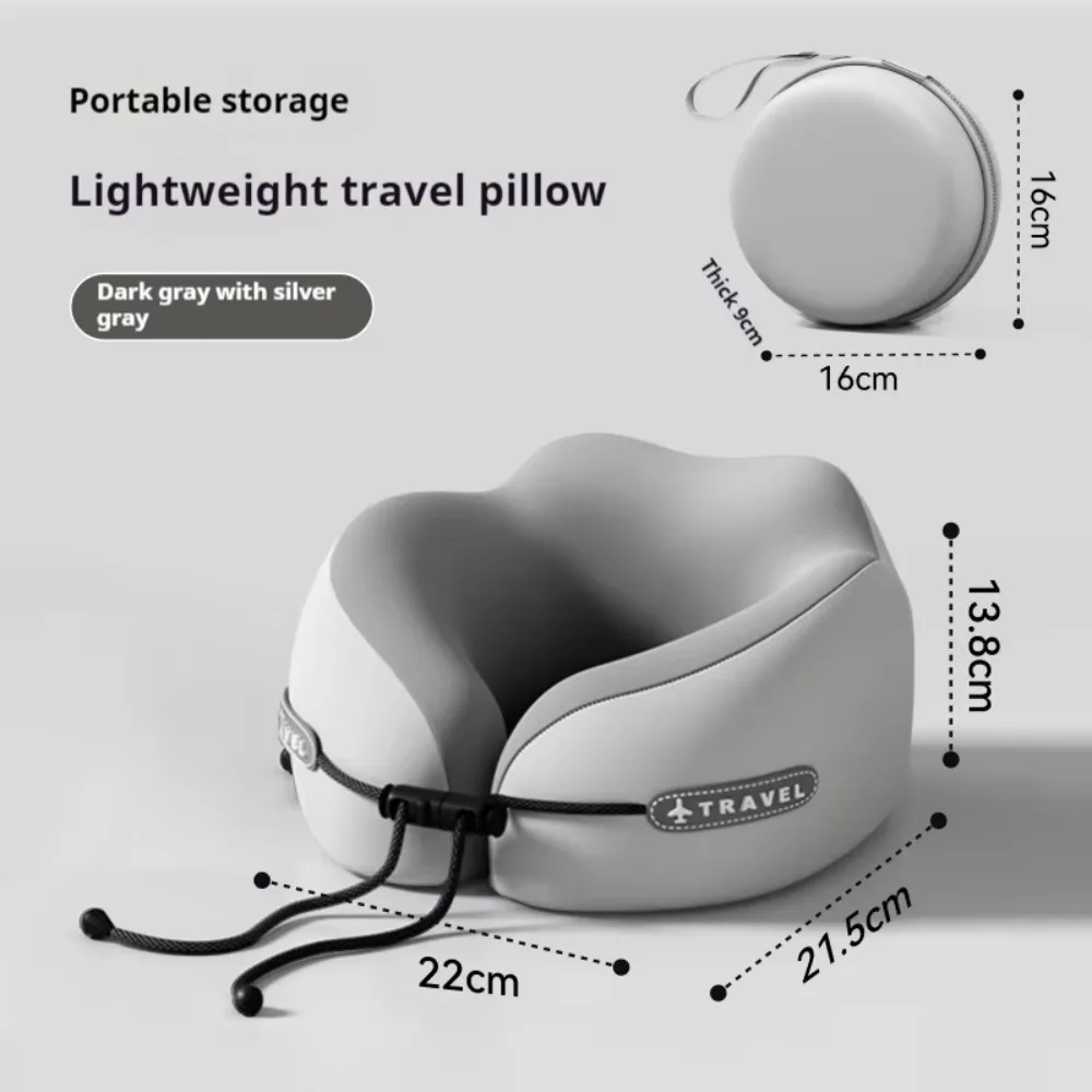 U Shaped Memory Foam Neck Pillows Soft Travel Pillow Massage Neck Pillow Sleeping Airplane Pillow Cervical Healthcare Bedding