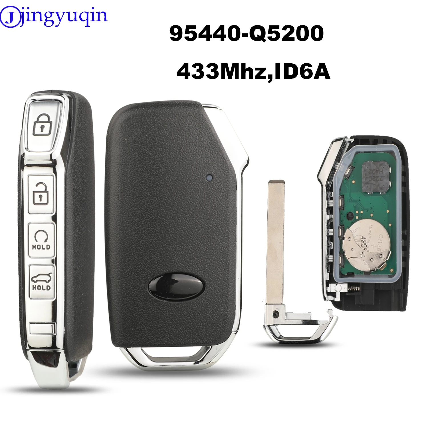 

Новый смарт-ключ-брелок Jingyuqin 433 МГц с чипом 6A (95440-Q5200) для Kia Seltos 2019-2023