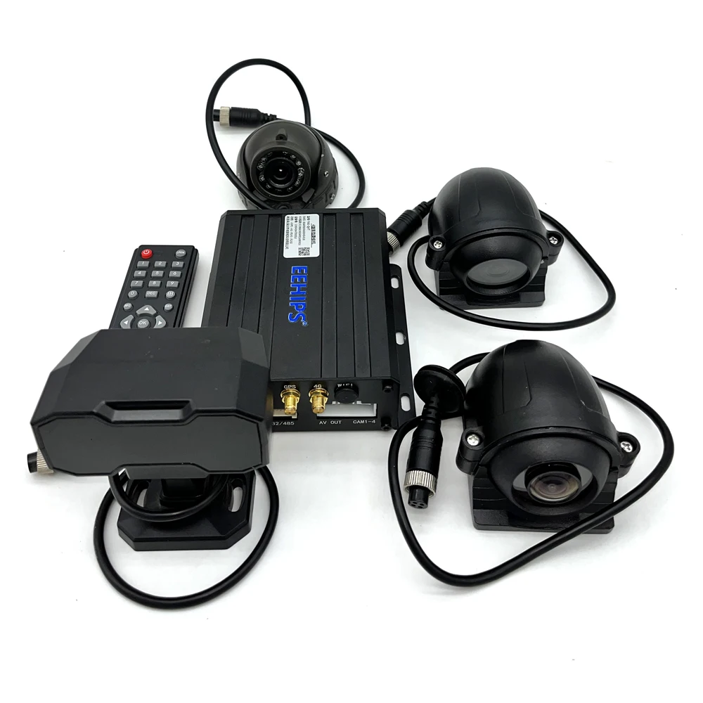 EFHIPS 4 kanałowy 1080P HD samochód specjalny pojazd CCTV MDVR nagrywanie GPS 4G WiFi System kamer do samochodów ciężarowych samochodowy mobilny zestaw DVR