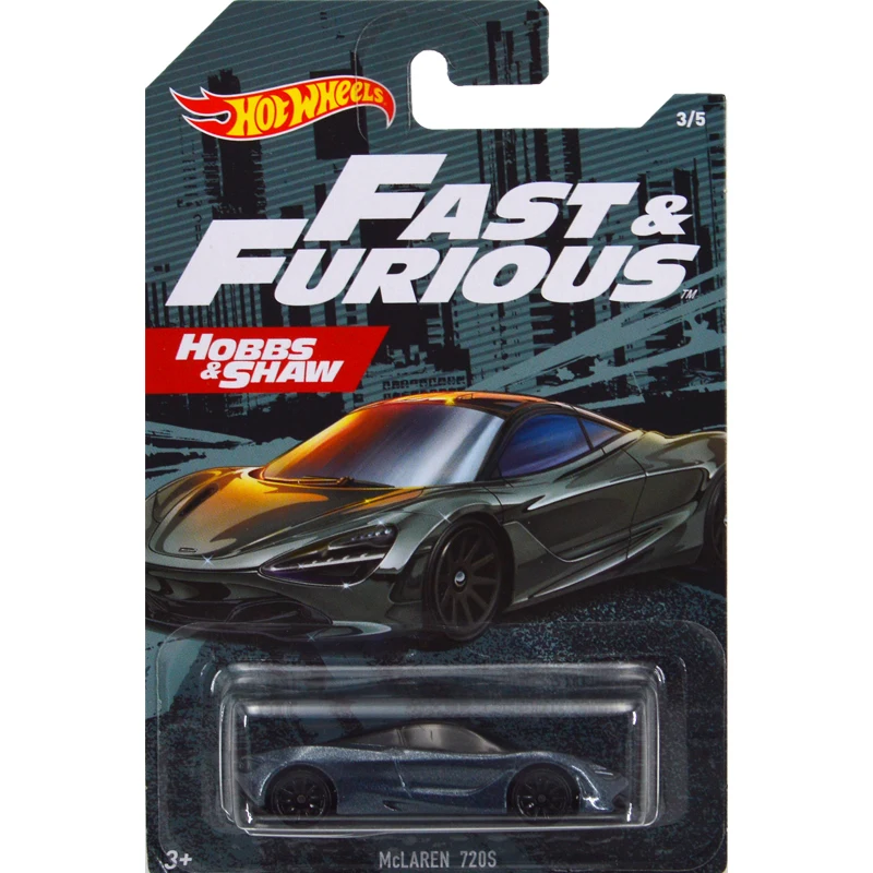 Coche original Hot Wheels Premium para niños, Nissan Benz Fast & Furious Diecast 1/64 Voiture McLaren, juguetes para niños, regalo de cumpleaños