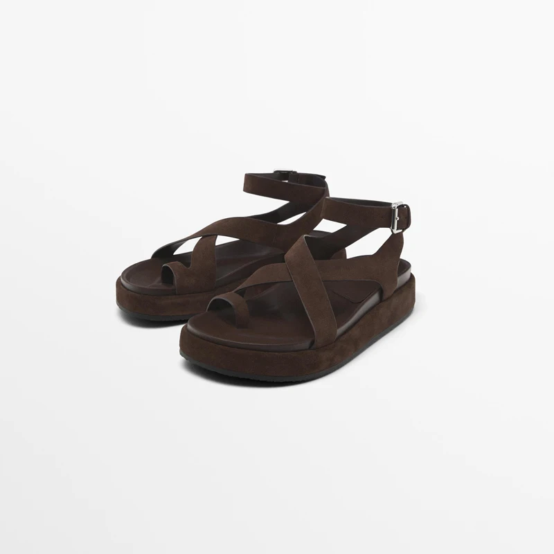 

Женские сандалии в богемном стиле на толстом каблуке, римские сандалии, праздничная обувь, винтажные плетеные слипоны, летние модные лоферы с внутренней отделкой из свиной кожи