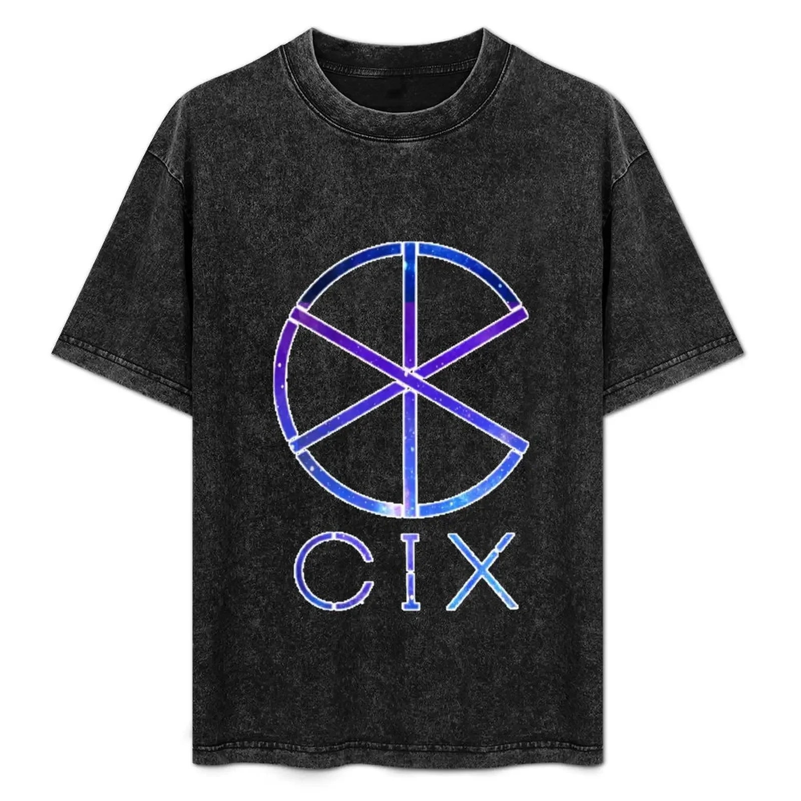 

CIX (C9Boyz) Logo [BlueGalaxy] T-Shirt Plus Size Solid Color T-Shirt