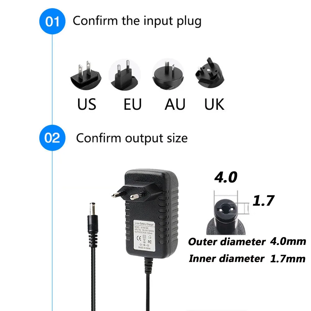 DC 19V 0.6A 19V 600ma DC 4.0*1.7mm Sweeper Vacuum Cleaner Power Adapter Charging Line 