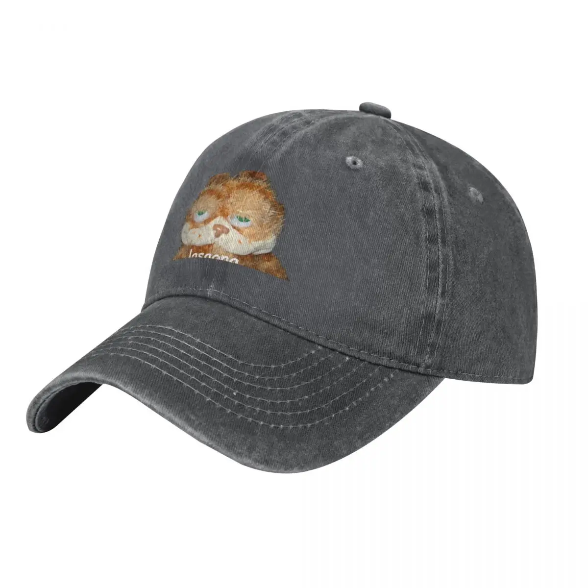 Fat orange cat lasagna Baseball Cap Luxury Cap Sunscreen Women Beach Fashion Men's