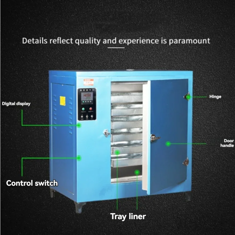 Industrial High Temperature Oven Dryer Electric Blast Constant Temperature Hot Air Circulation Oven Drying Medicine Wood Oven