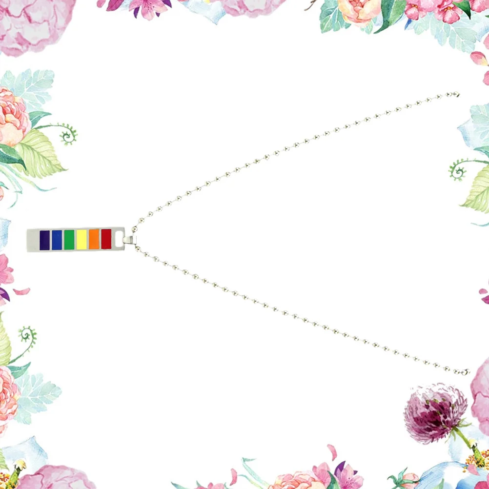 

1 Piece Fashionable Hanging Pendant Necklace Premium Quality Material Unisex Fit Perfect for Pride Events Parties Everyday