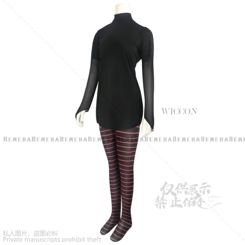 Anime Film Mavis Dracula Cosplay Kostüm Transformania Anzug Uniform Strumpf Halloween Karneval Anzug Für Frauen Vampire Zahnersatz