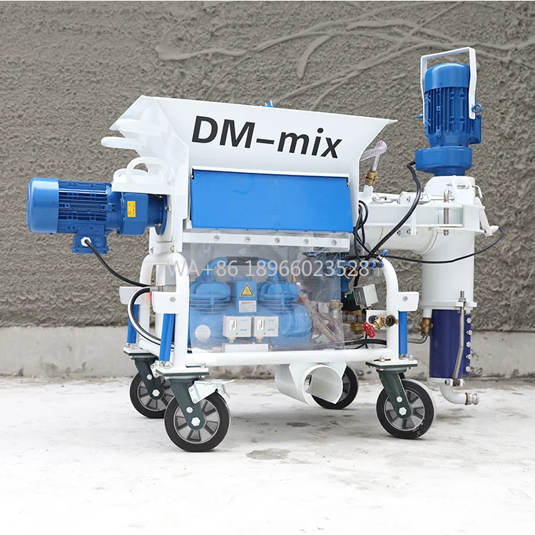 

Dual-Action 100L Hopper Capacity Mortar Spray Machine Core Component Wall Machine for Concrete Cement Plaster Pump Spraying