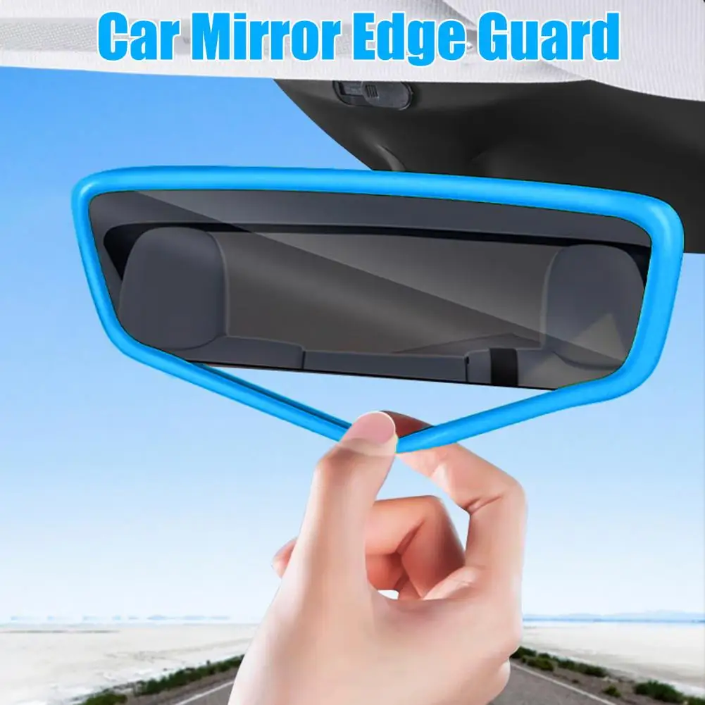 

Car Mirror Edge Protector Anti-scratch Flip-Up Silicone Car Side Mirror Bezel Guard for Tesla Model Y Model 3 Car Accessories