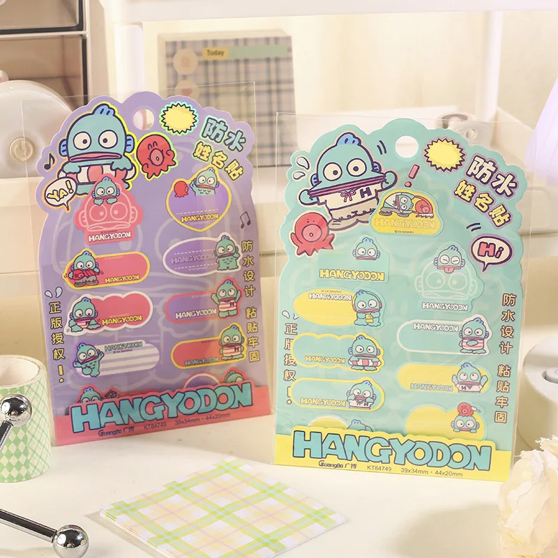 20pcs/lot Sanrio Hangyodon nama stiker impol kedap air DIY DIY buku harian dekorator kertas Label stiker