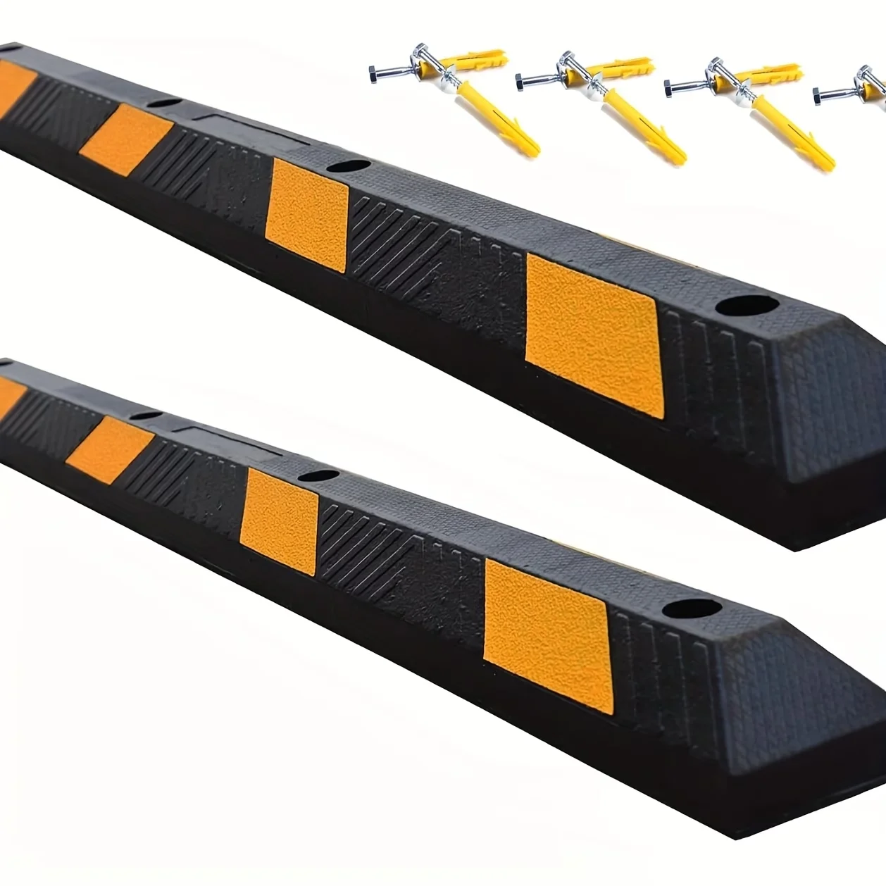 Rubber Parking Post Garage Vehicle Stopper - Parking Tire Stop Block 72