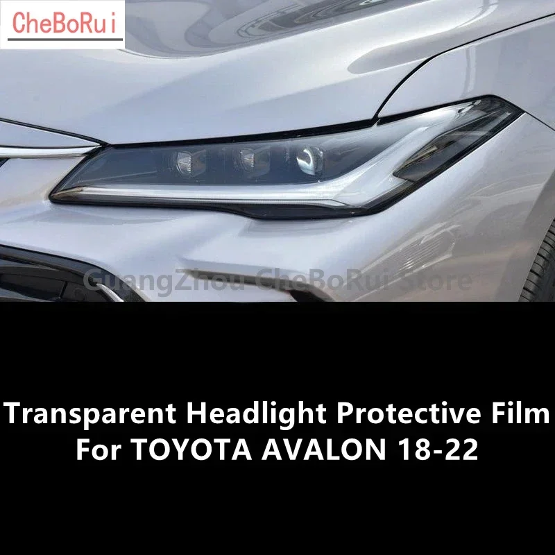 

Прозрачная защитная пленка для фар TOYOTA AVALON 18-22 TPU, защита фар, модификация пленки