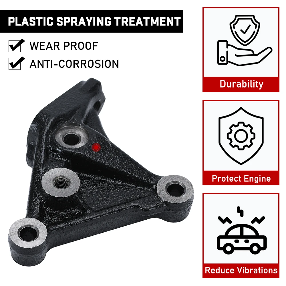 Engine Passenger Side Mounting Bracket  For K24 Swap EG DC EK EP3 02-06 Honda CR-V 2.4L 03-11 Honda Element 2.4L 11910-PPA-000