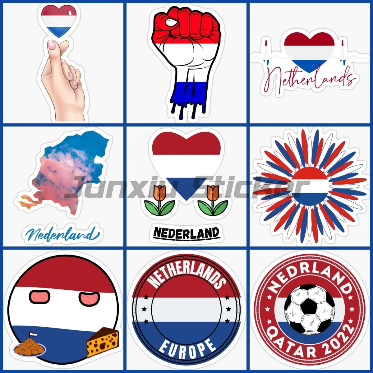 Holland HL Dutch Flag Map Creative Sticker Laptop Motorcycle Wall Rooms Car Bumper Truck Window Decoration Decal Customizable