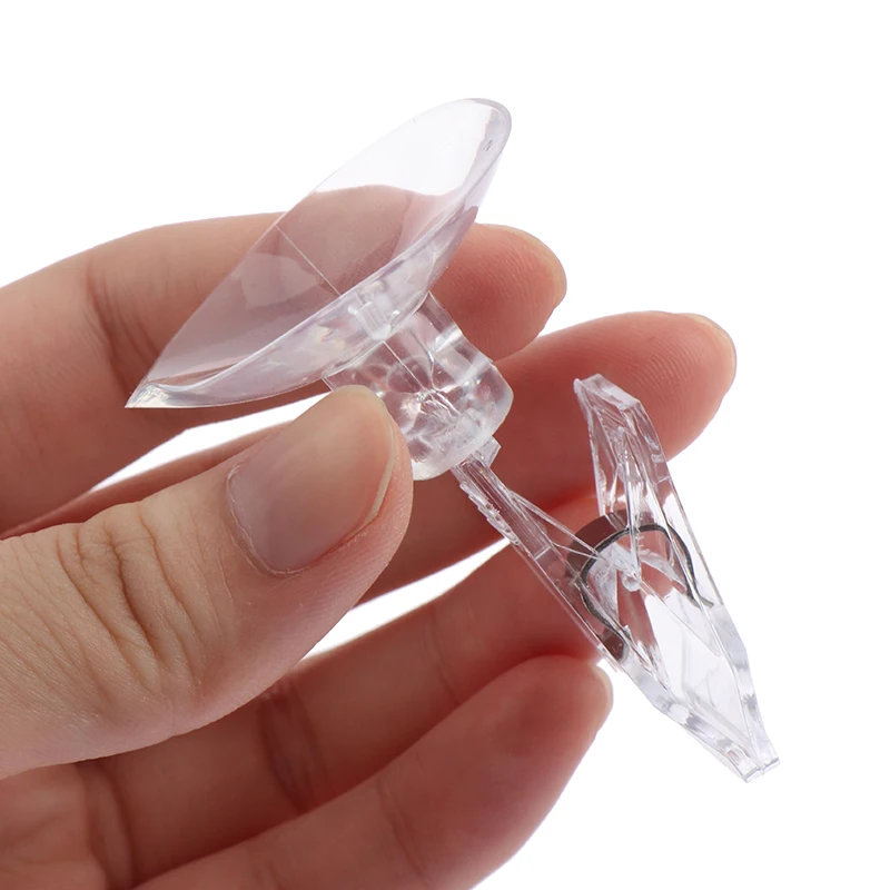 HMA73-1pc Multifunctionele Deur Raam Transparante Zuignap Clip Plastic Sucker Klem voor Thuiskantoor Muur Woonkamer Mall