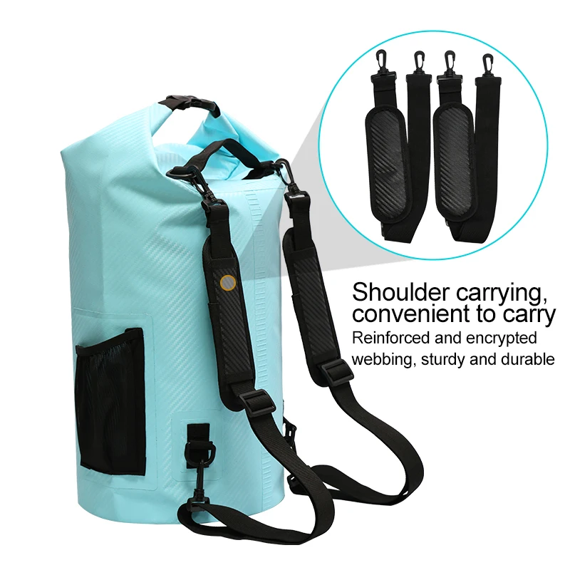 10L/20L Waterproof Dry Bag Pack Sack Swimming Storage Bag for Rafting Kayaking River Trekking Floating Sailing Canoing Boating