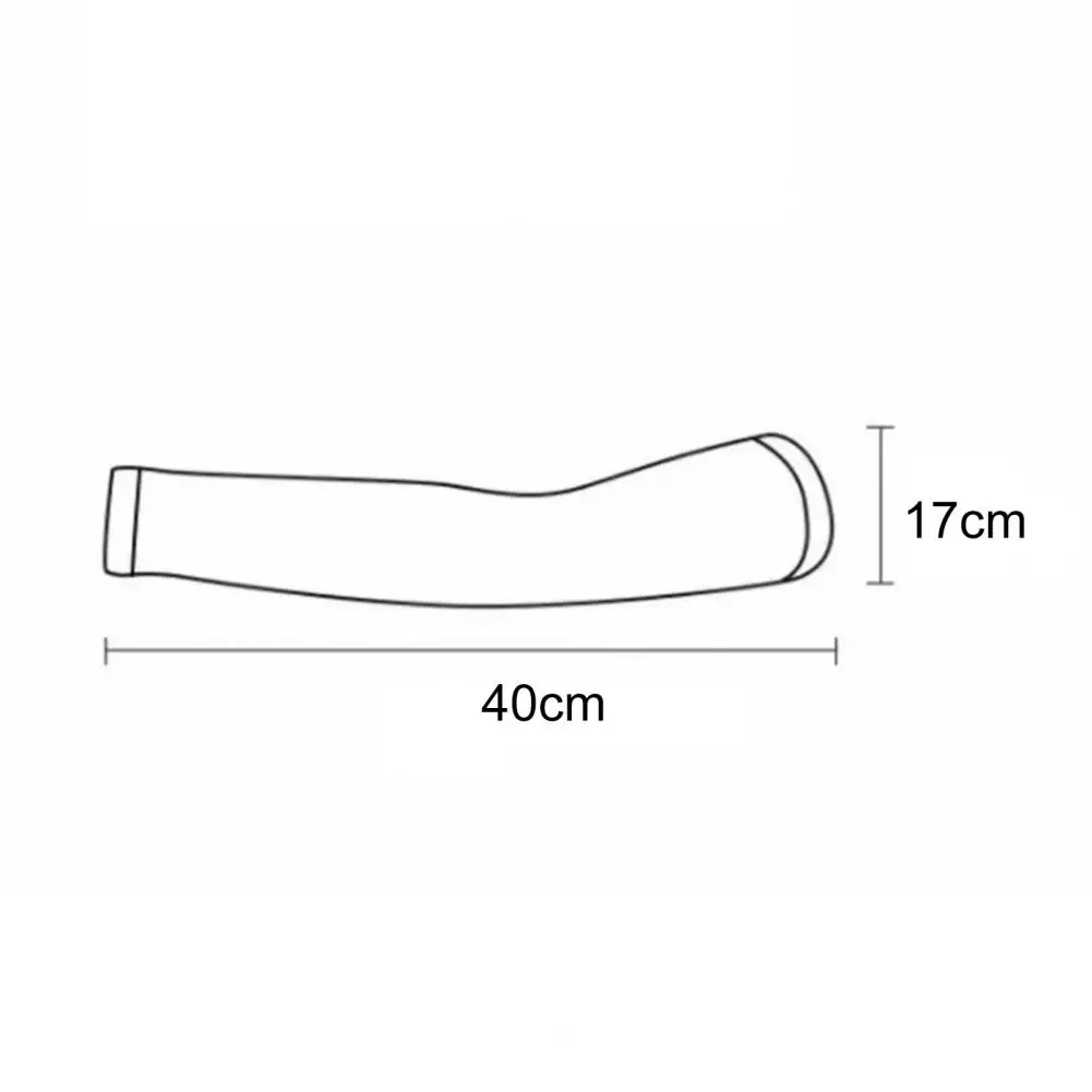 Manchons de bras de Protection solaire UV pour femmes, 40cm, en soie glacée rafraîchissante, couverture de bras de Protection solaire pour le cyclisme en plein air, la course à pied et la randonnée