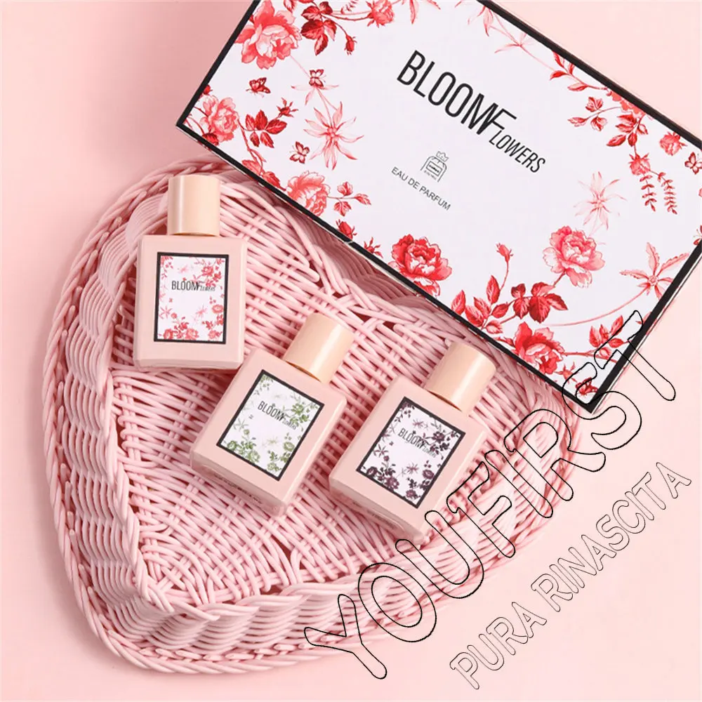 Brand Women Perfume Gift Box 3pcs Set 90ml Lasting Floral Scent Perfumes De Mujer Originales Cologne Fragrance Parfum Pour Femme