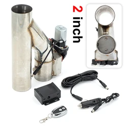 Tuyau en Y en acier inoxydable Louisiana, assujetà découpe électrique, bouton à distance, universel, 2 