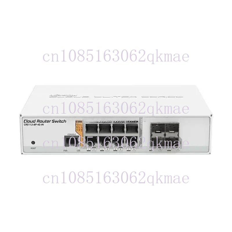 Electrical Ports Four Optical Ports Gigabit Switch Desktop Version 90% New CRS112-8P-4S-IN Full Gigabit Eight