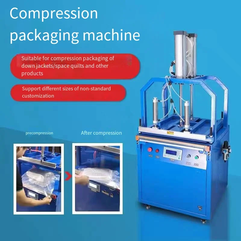 Reducing Packing Volume Textile Blanket Compress Mattress Pillow Vacuum Sealing Packaging Machine